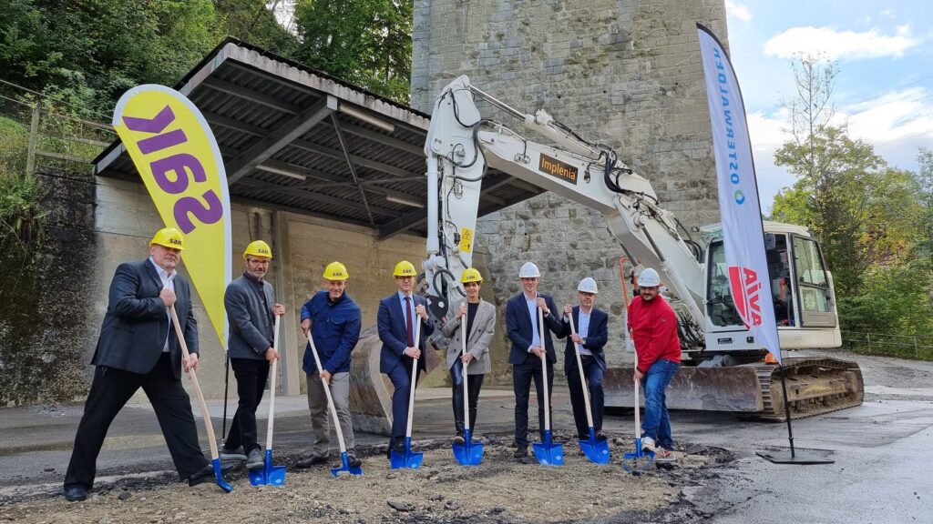 SAK und Osterwalder Gruppe starten mit dem Bau ihrer Wasserstoff-Produktionsanlage im St. Galler Kubel